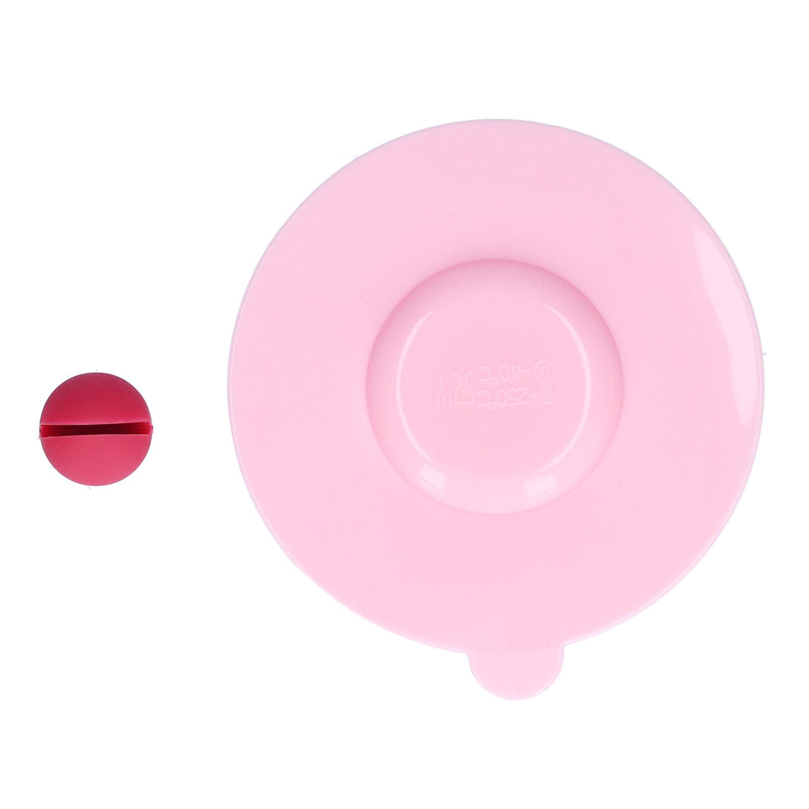 

Silicone Cup Lid Strong Adsorption Toughness Clamping Spoon Design Rounded Corners Delicate Touch Cup Covers Silicone
