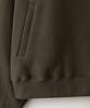 Sseomweeobeoteo Square Logo Half Zip-Up Sweatshirt - Brown