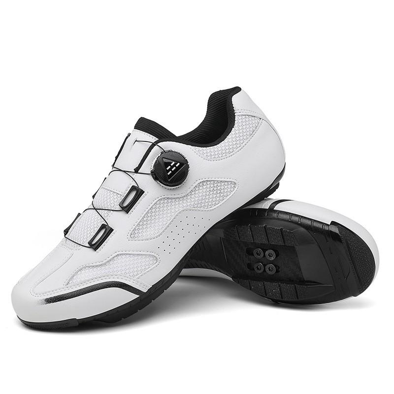 Unisex Cycling Shoes Road Mountain Bikes Hard Sole Breathable Mesh Anti-Slip Pedal Compatible