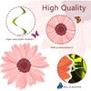 48 Pieces Spring Sun Flowers Butterfly Hanging Swirl Decorations Spirals Sunflower Party Streamers Wall Ceiling Hanging Supplies Favors Spring Summer