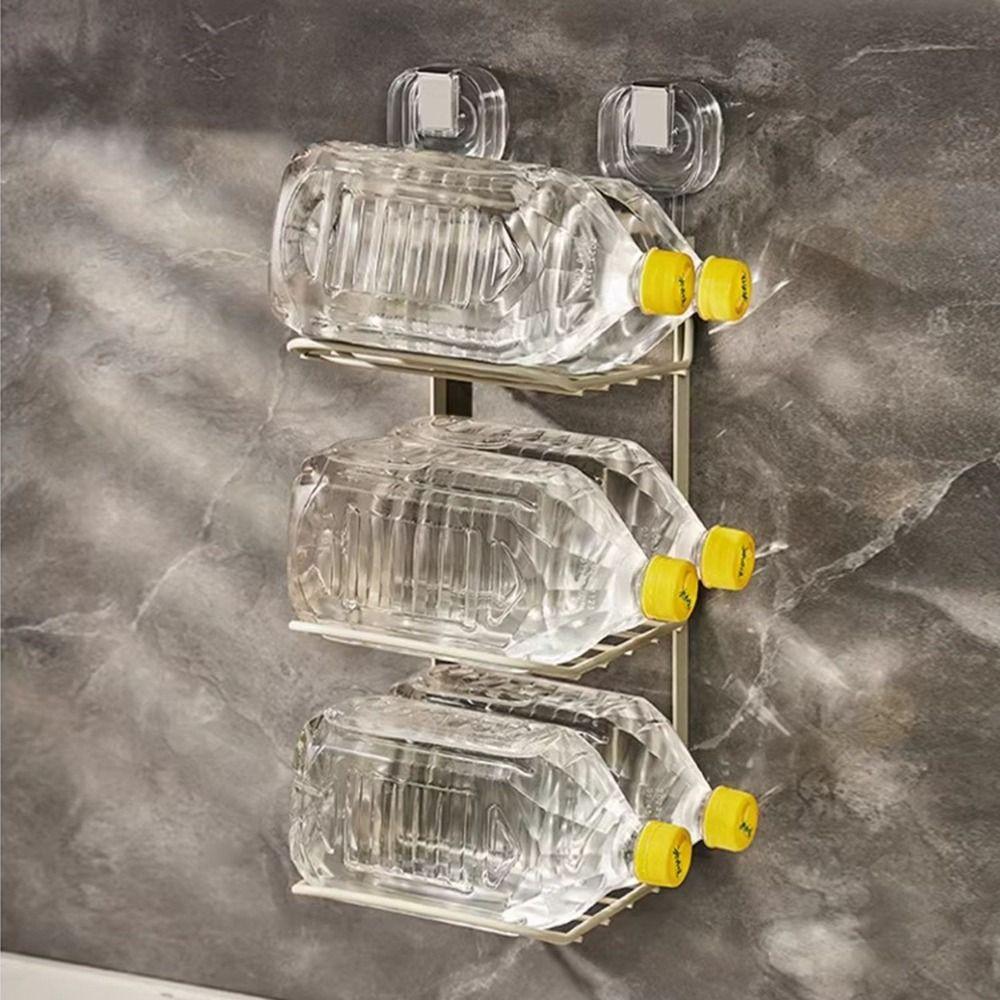 Self-Adhesive Dish Preparation Rack Multi-layer Prepare Food Rack Kitchen Supplies