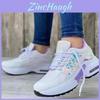 Athletic Womens Mesh Sneakers With Thick Sole And Closure For Casual Sport Wear
