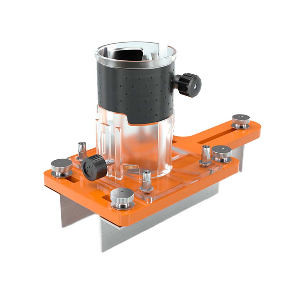 As Show Wood Router Base Adaptable Thickness Wood Tools Wood Router Works With Wood Plastic Veneer Aluminum Alloy Material