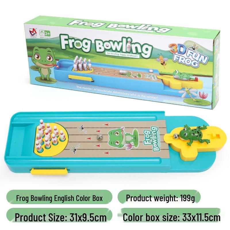 Mini Frog Bowling Marble Catapult Educational Toy for Kids