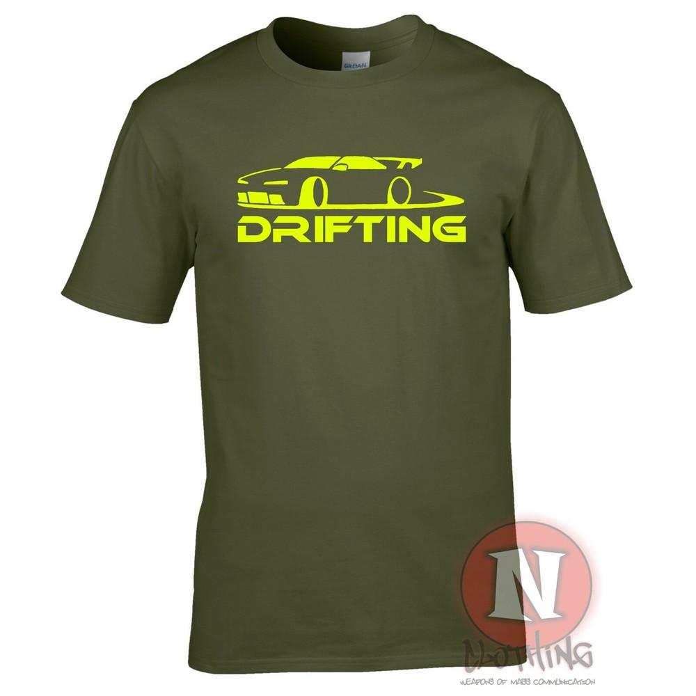 Drifting TShirt Jdm Jap Smoking Tyres Racing Track Day Birthday Drift Teeshirt