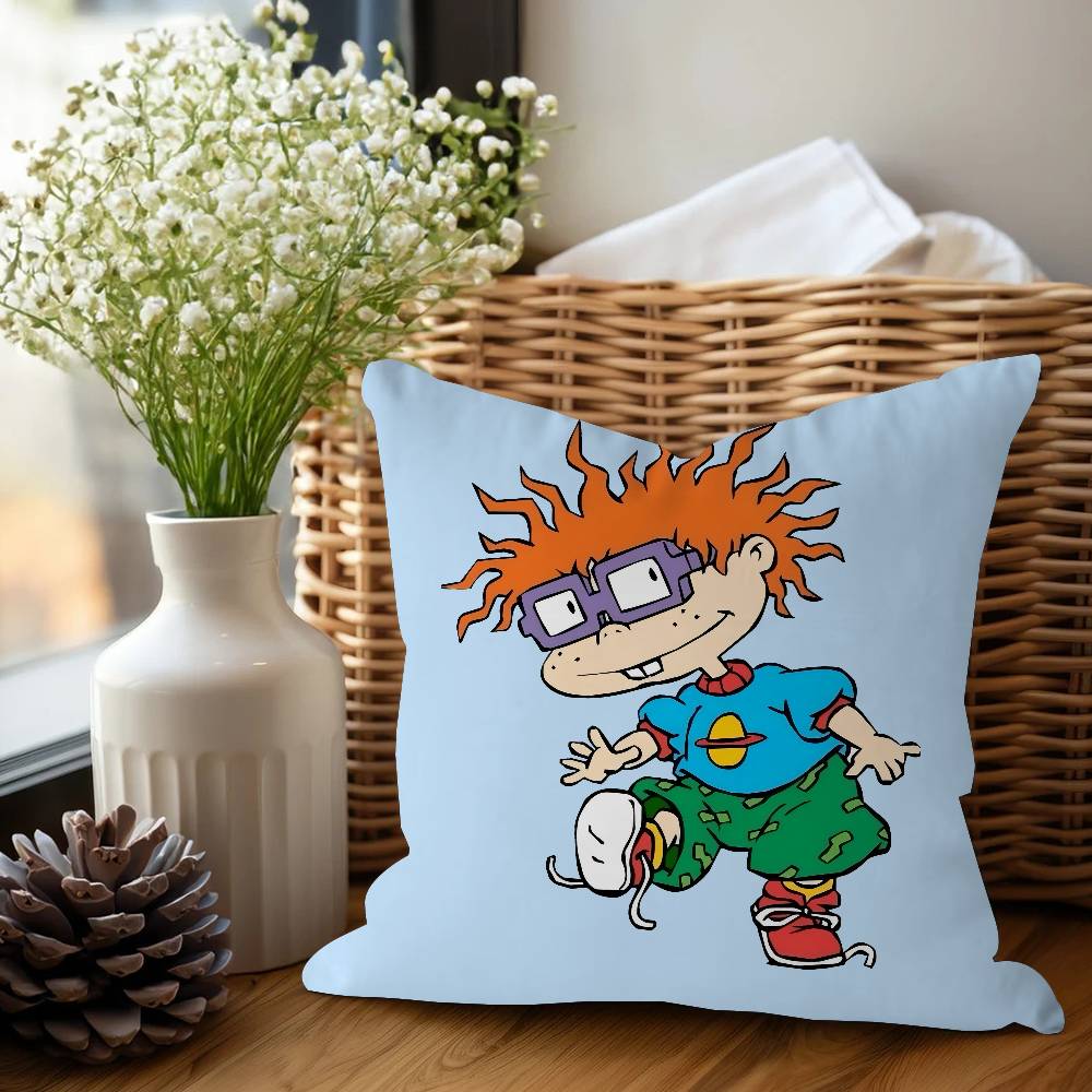 Anime Rugrat Pillow Cover For Bedroom Room And Living Room Sofa Decorative Cushion Cover