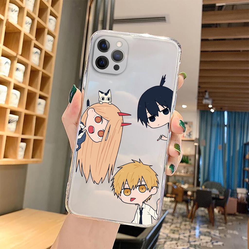 Anime Chainsaw Man Pochita Case Clear Case for Iphone SE 2020   7 8 11 12 13 Mini Plus X XS XR Pro Max Case