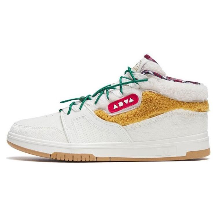 (WMNS) ANTA A-Shock Mid White Brown Green Women s 122248027-1 EU 38
