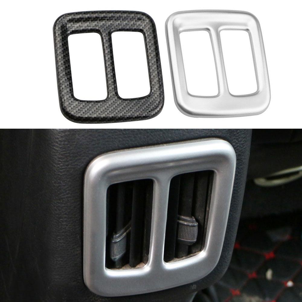 Car Rear AC Vent Cover Trim for Jeep Compass 2017 2018 2019 Air Conditioning Outlet Decoration Stciker Interior Accessories