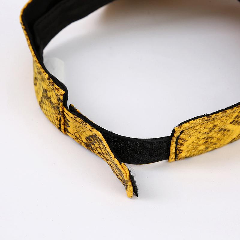 Leopard Print Cap Men'S And Women'S Empty Top Baseball Cap  Casual Outdoor Visor