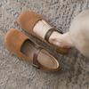 Fashion 2025 Spring And Autumn New Women Flats Round Toe Shallow Slip On Ladies Casual Ballet Shoes Soft Leather Eelgant Dress Shoes