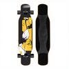 46IN Big Longboard Skateboard Boys Girls Beginners Adults Four-Wheel Street-Style Professional Double Rocker Maple Wood Dyed