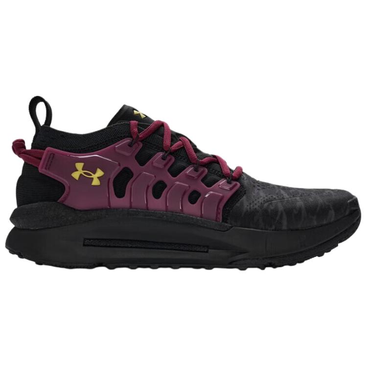 Under Armour Phantom X CNY Wygodne Wszechstronne Oddychające Wspierające Sprężyste Lifestyle Codzienne Buty Unisex Trampki Czarne Czerwone 6014358-001