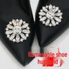 Crystal Sunflower Shoe Buckle: Detachable High Heel Decoration Accessories for Weddings