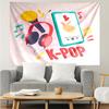 Kpop Wall Hanging Tapestry Wall Cloth Tapestries Decor Wall Bedroom Decoration