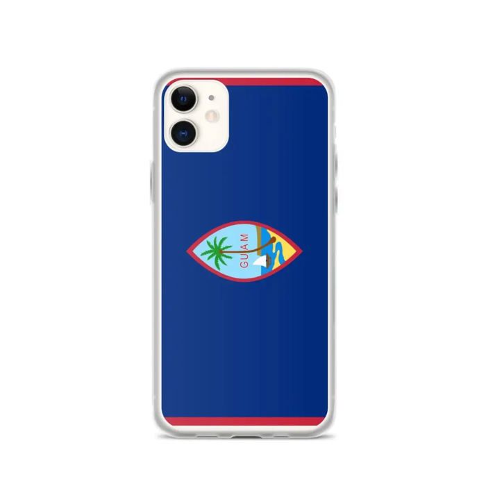 Coque Pour iPhone - PIXELFORMA - iPhone 11 - Drapeau De Guam - Silicone Souple - Design Léger