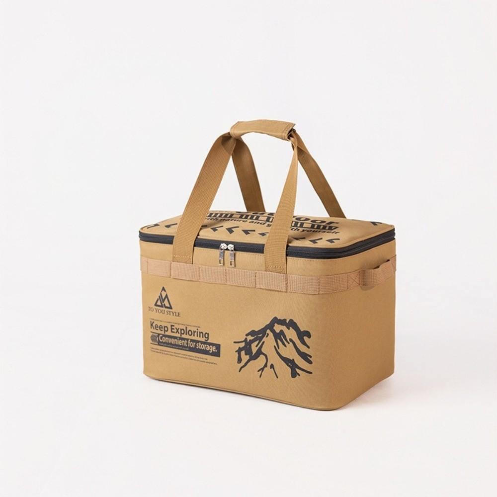 Large Capacity Camping Storage Bag Partition Storage Outdoor Storage Box Picnic Tool