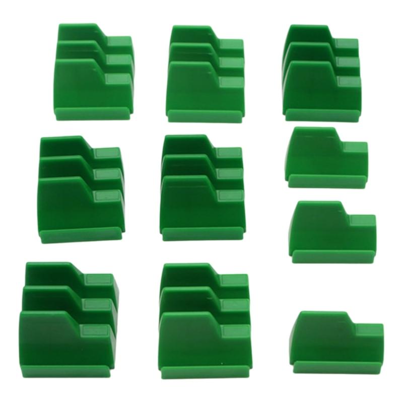 

Wrench Organizers Rack Space Saving Wrench Storage Small Wrench Organizers for Efficient Toolbox & Drawer Storage зелёный