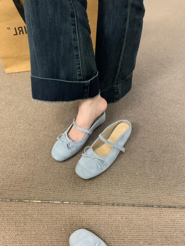 

Fashion Shoes Woman 2025 Shallow Mouth Bow-Knot Slip-on Round Toe Female Footwear Clogs Platform Increas Height New Butterfly Summer Sli 35