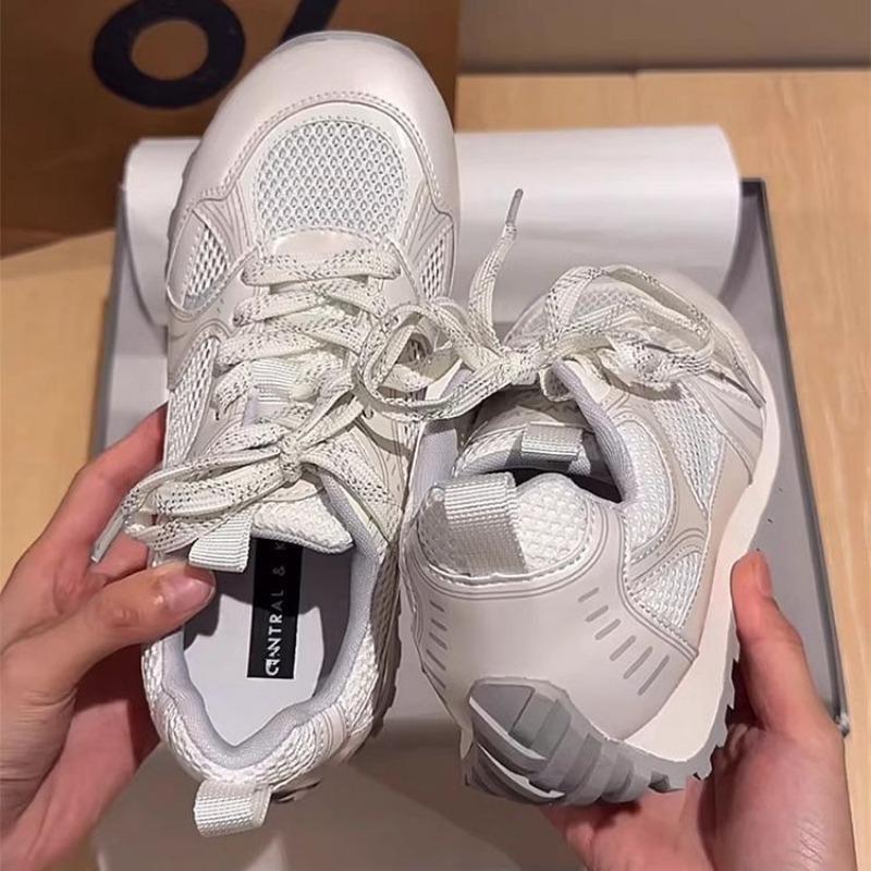 

Женские новые легкие спортивные кроссовки на толстой подошве, дышащие, в сетку, кроссовки для папы, женские повседневные кроссовки для бега 40