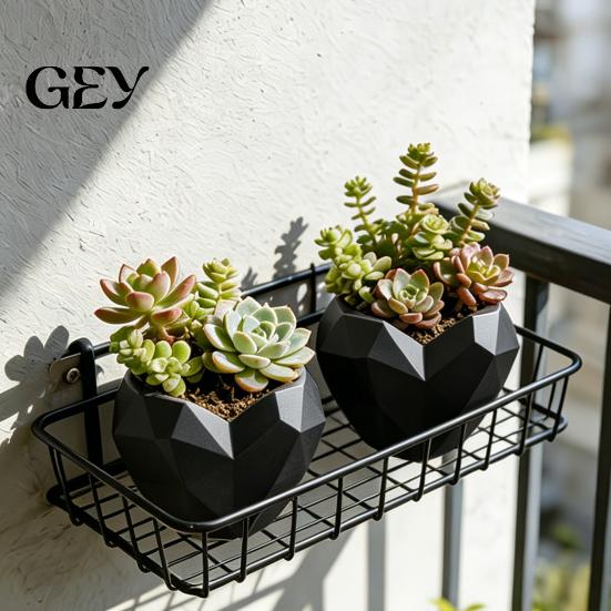 Vaso da Fiori a Forma Divertente Vaso Geometrico a Forma di Cuore, Decorativo per Interni Succulente Carine Esterno, Fioriera Creativa a Forma di Cuore Casa Giardino Balcone