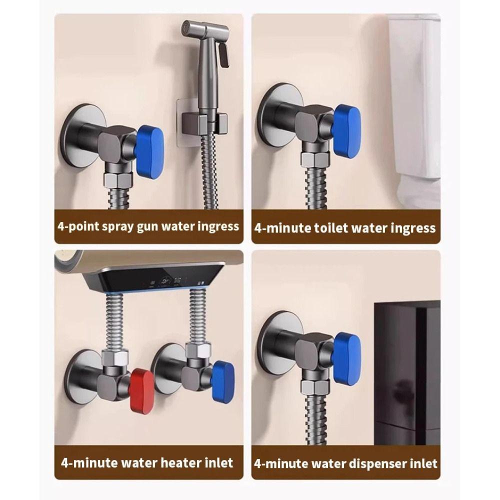 Hot and Cold Water Water Pipe Shut Off Valve High Flowing Triangular Valve Showers
