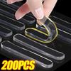 Transparent Self-Adhesive Door Stop Strips Silicone Cabinet Bumpers Furniture Drawer Anti-collision Seal Tape Wall Protector Pad