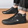 Men's Nude Boots Fashionable Stitching Lightweight Comfortable Soft Upper for Daily Wear Casual Street Style Walking Men Shoes
