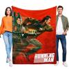 The Running Man Blanket Soft Flannel Bed Sofa Throw Birthday Gift