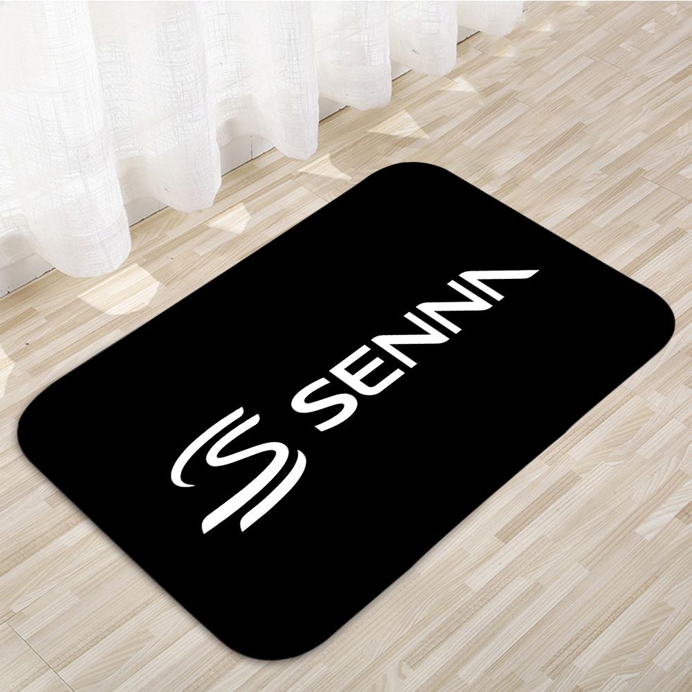 

Ayrton Senna logo Floor Mats Home Carpet Door Mats Modern Decor Carpet Anti-Slip Floor Mats 494 40cmx60cm