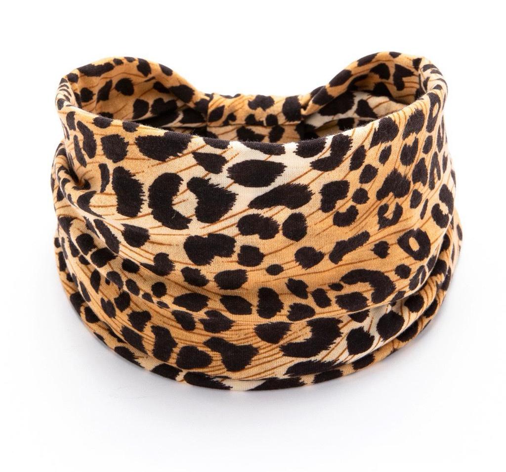 Bohemian Sweat-Absorbing Elastic Cotton Headband for Women - European & American Yoga Sport Hair Accessory