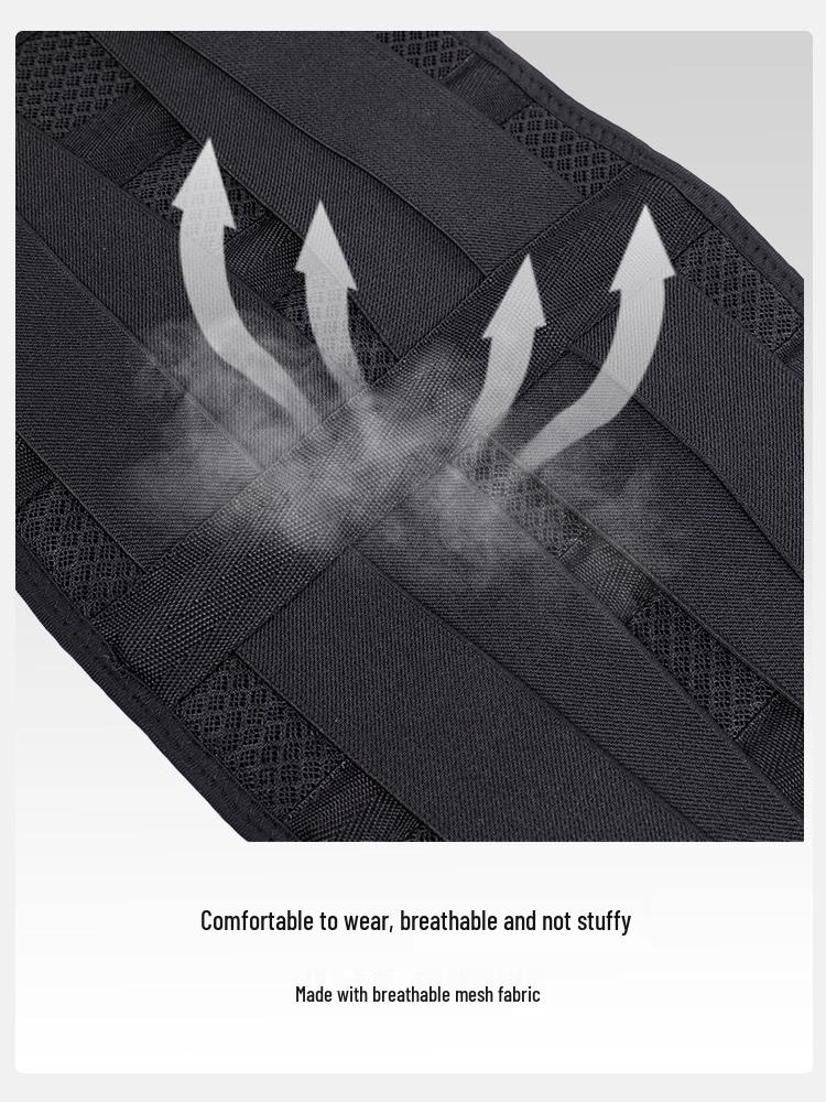 Nylon Lumbar Support Belt for Sports, Fitness, and Lumbar Protection