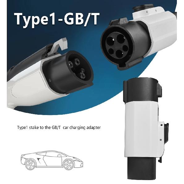 Type 1 to GBT 7.2 KW EV Charger Adaptor SAE J1772 To GB China Standard EV Charger Converter Adapter 16A 32A for EVSE Charging