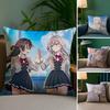 Anime A-Alya Sometimes Hides FeelingsS Pillow Case Soft Plush Fabric Double Sided Print Decorative Home Living Room Gift Cushion