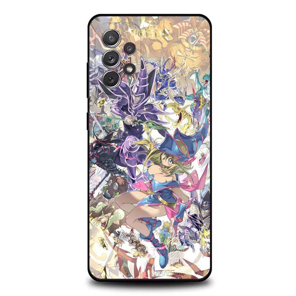 Yu-Gi-Oh Anime Phone Case For Samsung S25,S24,S21,S22,S23,S30,Ultra,S20,Plus,Fe,Lite,Note,10,9,5G Black Cover