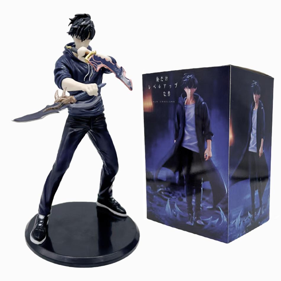 Solo Leveling Shadow King Figure Sung Jinwoo Cheng Xiaoyu Handheld Model Desktop Ornament Anime Collection Model Gift