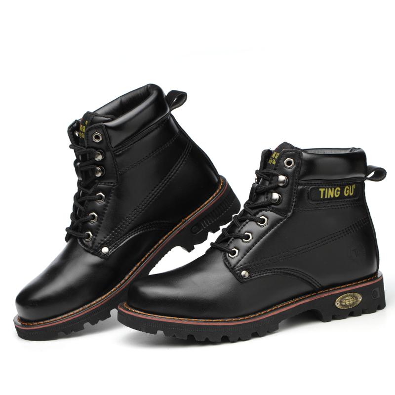 Safety Shoes Men for Work Waterproof Non-slip Sneakers Warm  Boots Outdoor Male Hiking Boots Rubber Wear-resistant Work Shoes