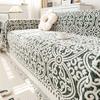 Nordic Tassel Throw Blanket Geometry Cotton Sofa Cover Towel Anti-cat Scratch Protection Covers Sofa Blanket Carpet Four Seasons