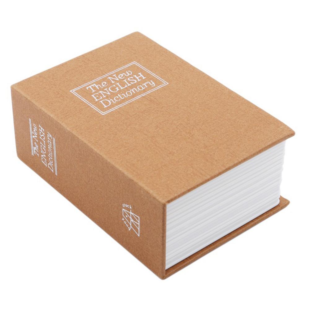 Combination Lock Secret Book Safe Box for Secure Jewelry and Key Storage Discreet Home and Office Privacy Container Compact Size