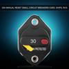 30 Amp Manual Reset Circuit Breaker Switch Car Boat Fuse Holder Waterproof