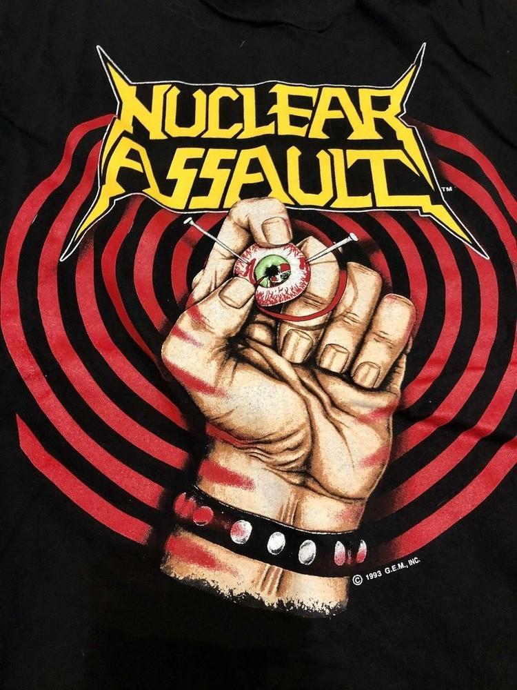 Футболка Nuclear Assault Band Something Wicked 1993 Черная S-5XL PN257 Унисекс XXXXL
