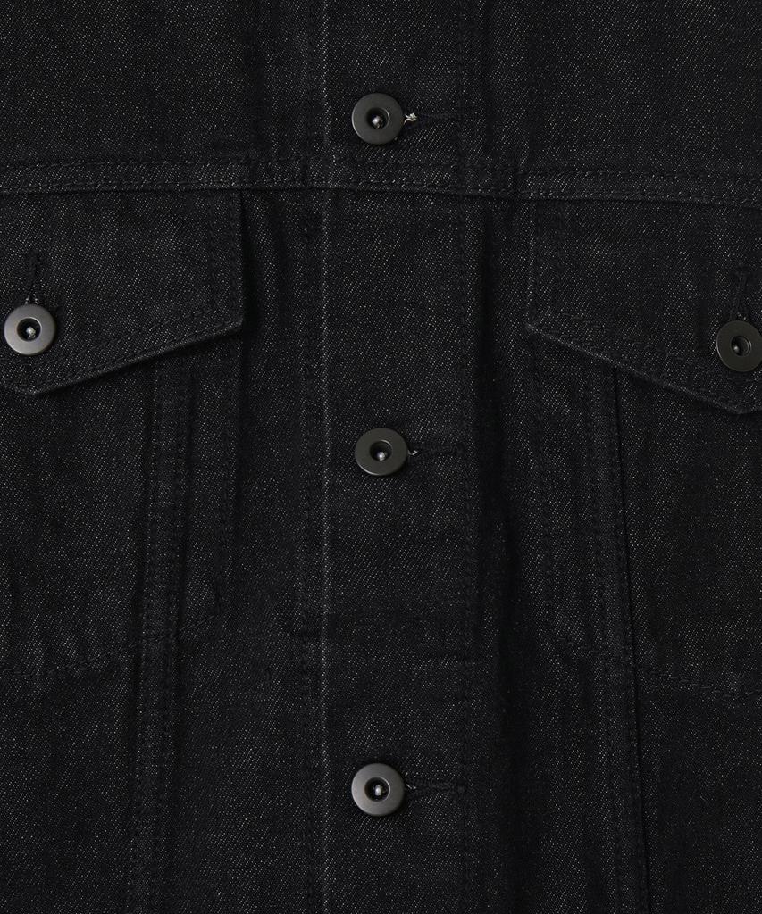 Musinsa Standard Relaxed Denim Trucker Jacket [Raw Black]