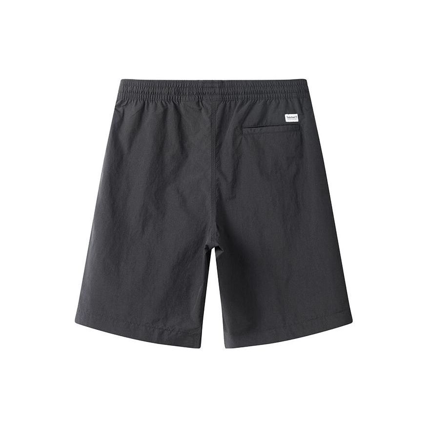 Timberland Solid Color Outdoor Breathable Straight Leg Casual Shorts Men Shorts Black A659H-001