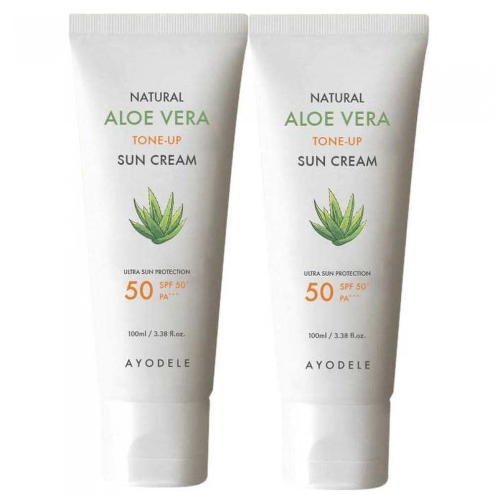 

[AYODELE] Natural Aloe Vera Sun Cream 100ml x 2