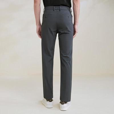 SAINT ANGELO Men's Four-Way Stretch Straight-Fit Casual Trousers