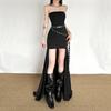 2026 European and American women's clothing sexy nightclub hollow irregular goth style hip dress dress long dress