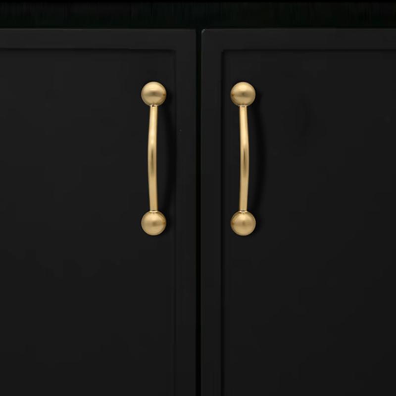 Modern Zinc Alloy Wardrobe Door Handle Single Hole Nordic Minimalist Cabinet Knob Drawer Handle Furniture Hardware