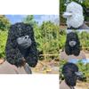 Maschera Cane Barbone in Lattice Testa di Animale Maschera di Halloween Per Cosplay ed Eventi a Tema