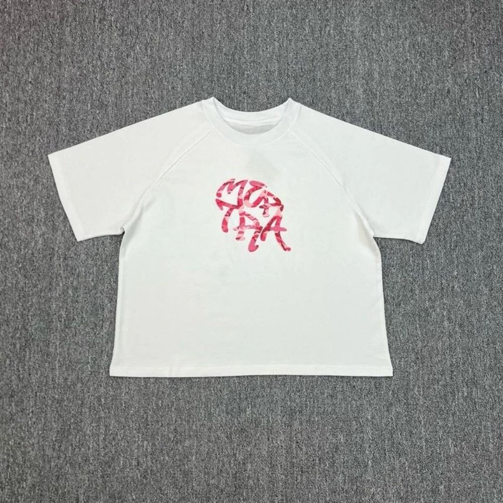 

2026 Cartoon Boy Print Mertra Short-sleeved Summer New Breathable Round Neck Loose Men and Women Casual Mertra T-shirt 4XL