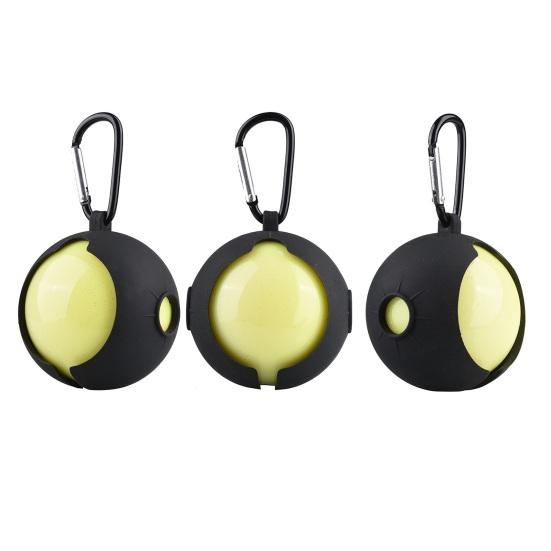 Yousheng Silicone Golf Ball Cover with Carabiner, Portable Standard Golf Ball Holder, Golf Ball Carrier Protective Sleeve, Golf Accessories, Gift for
